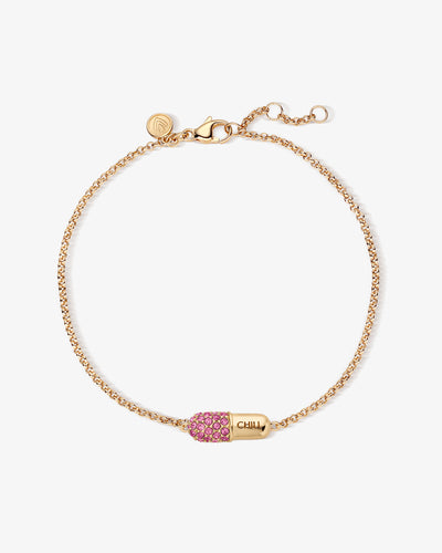 Chill Pill Pavé (Rose) Bracelet